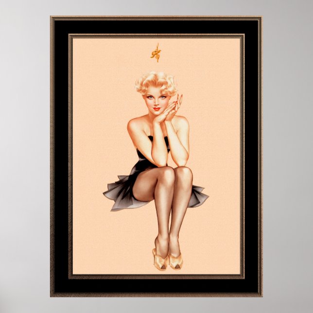 Varga Girl Cover Art av Alberto Vargas Poster (Framsidan)