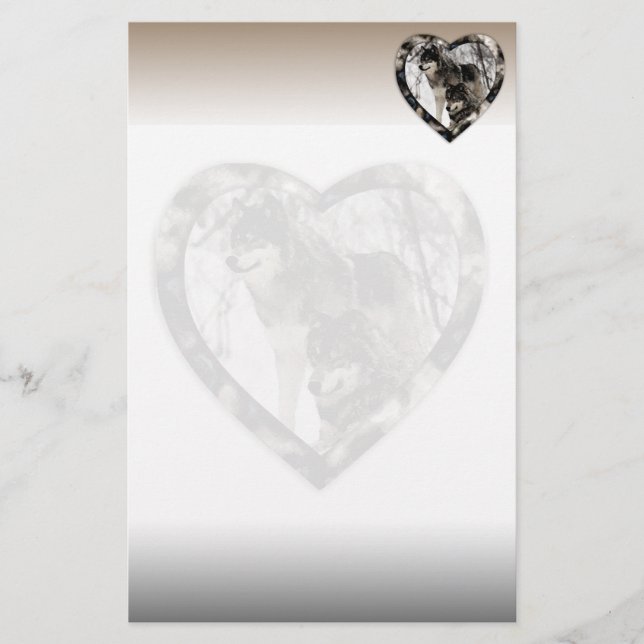 Vargälskare Brevpapper (Framsida)