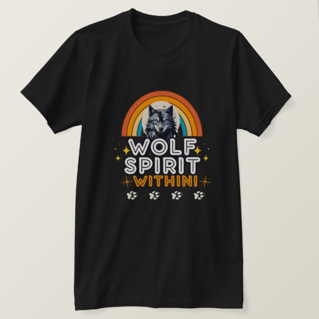 Vargande inom t shirt (Design framsida)
