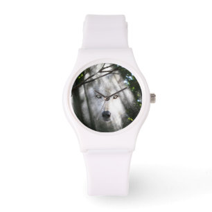 Vargansikte i en sunbeam armbandsur