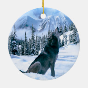 Vargappell Julgransprydnad Keramik