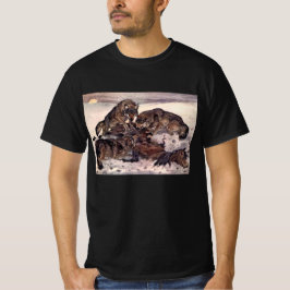 Vargar av Winifred Austen, Vintage Vilda djur T Shirt