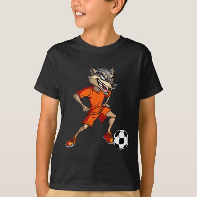 Vargar Fotll Fotller Varg  T Shirt (Framsida)