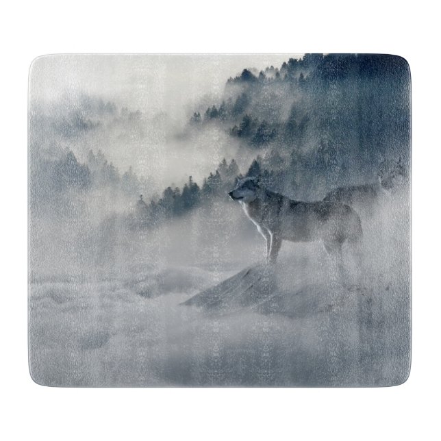 Vargar i ett vinter liggande (Framsidan)