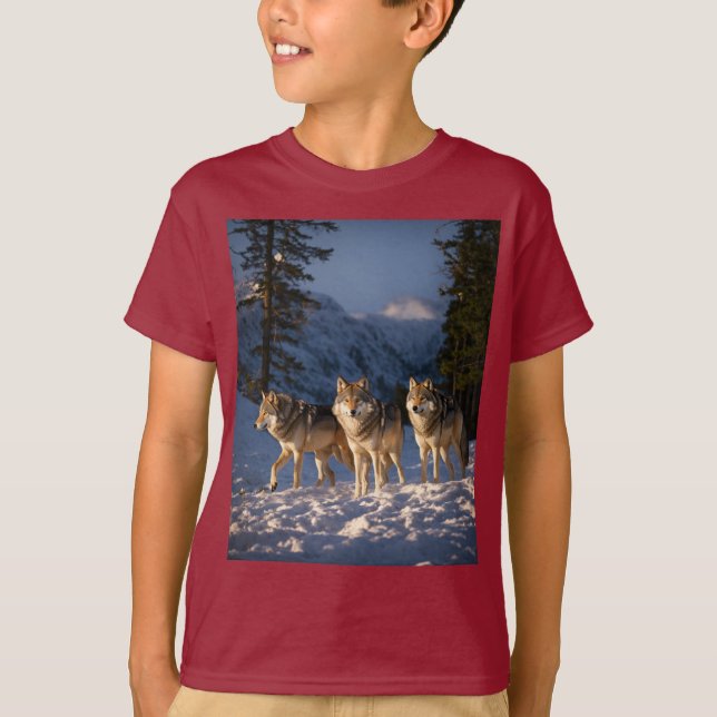 Vargar i frid t shirt (Framsida)