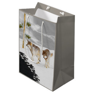 Vargar i Snö-färgning - Originalbild av vilda djur