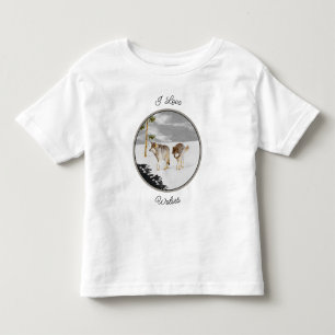 Vargar i Snö-färgning - Originalbild av vilda djur T Shirt