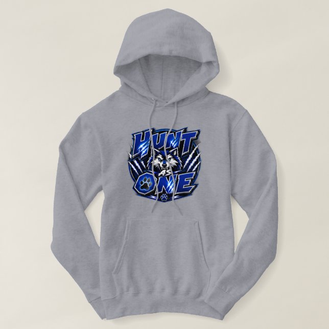 Vargar Jagar Som En Hoodie (Design framsida)