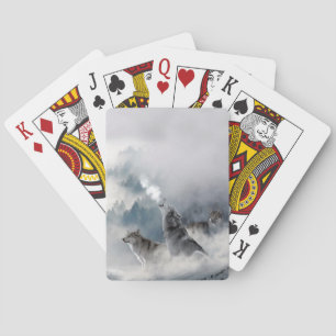 Vargar på uppspelningskort i Winter Snö Casinokort