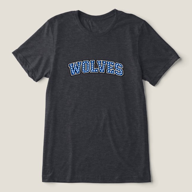 Vargar Polka Prick  T Shirt (Design Framsida)