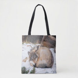 Vargar som sover tygkasse