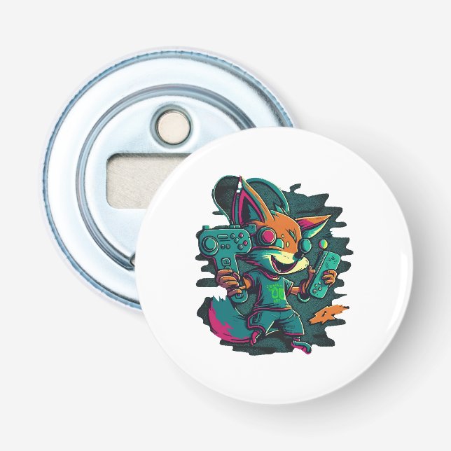 Vargar spelar spel flasköppnare (Framsidan)