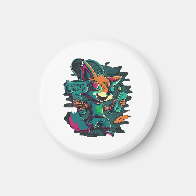 Vargar spelar spel magnet (Framsidan)