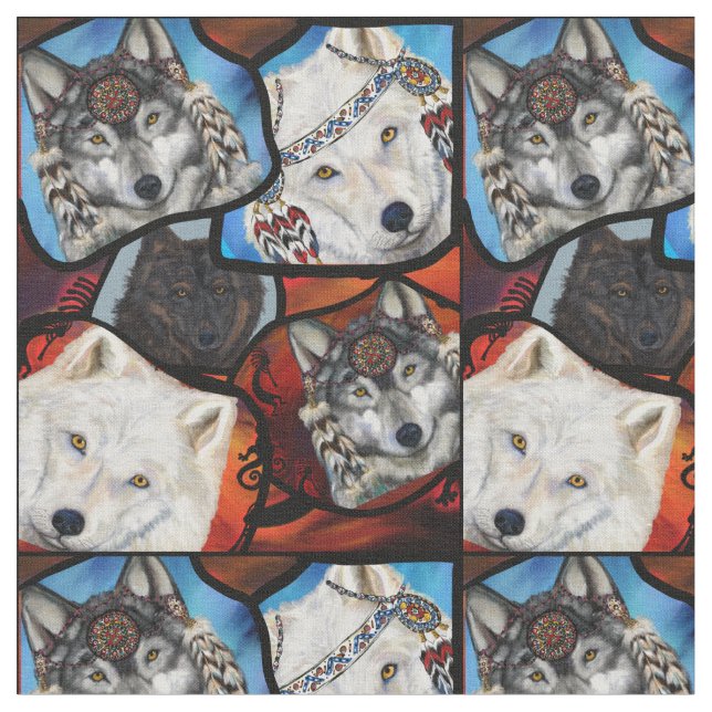 Vargar Tyg (Närbild)