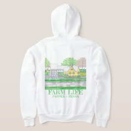 Vårgård dragkedja hoodie t shirt