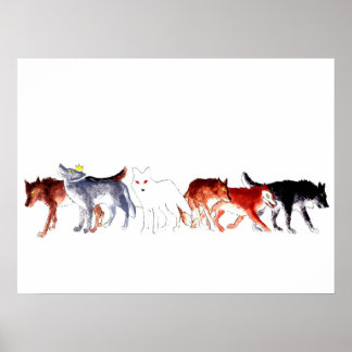 Vargarna Winterföll Poster