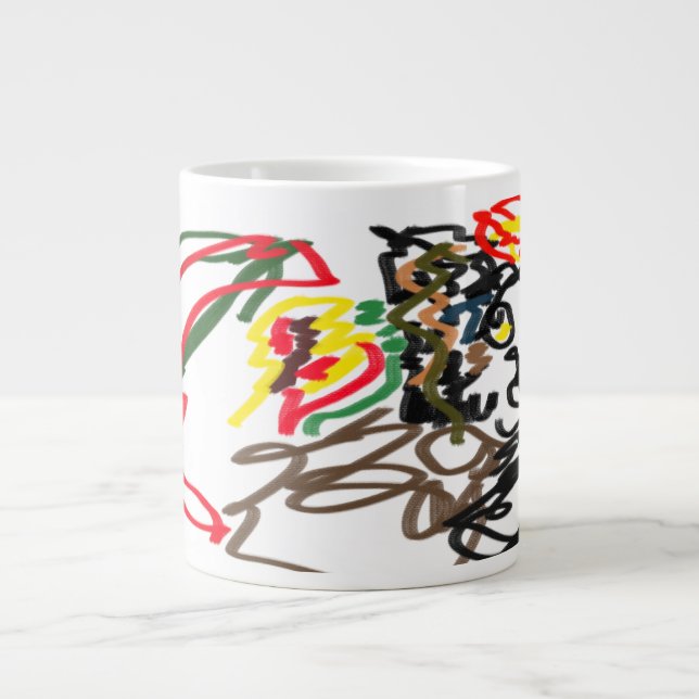 Vargen är höst jumbo mugg (Framsidan)