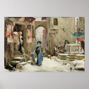 Vargen av Gubbio, 1877 Poster