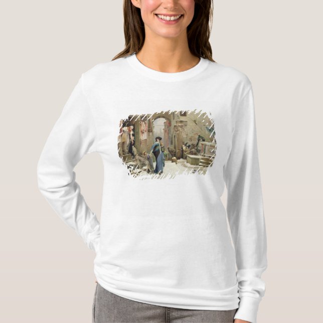 Vargen av Gubbio, 1877 Tee Shirt (Framsida)