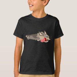 Vargen Barn i Tecknaden Cute Fleet T-Shirt