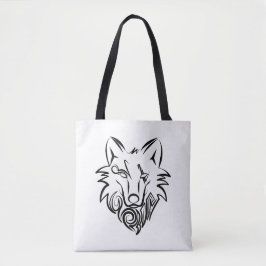 Vargen Black and White Tribal Tygkasse