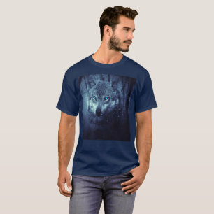 Vargen Blue ögon T Shirt