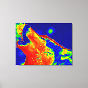 Vargen för popup-teckning, omformad arbetsyta canvastryck