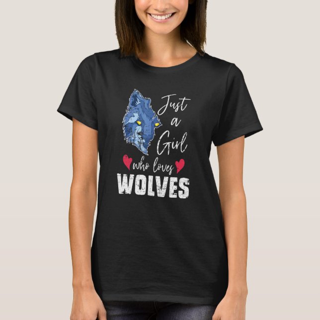 Vargen Forest Animal Predator Varg Women Girls T Shirt (Framsida)
