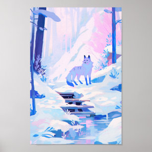 VARGEN i SNÖ Poster
