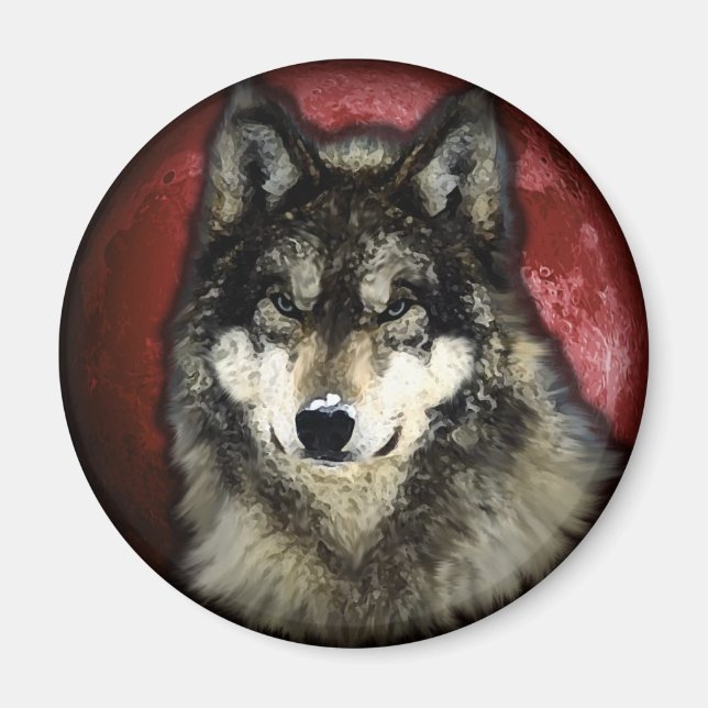 Vargen Lugn Magnet (Framsidan)