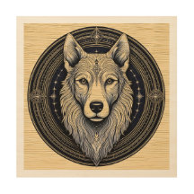 Vargen Lunar Spirit: Sellestial Wood Art
