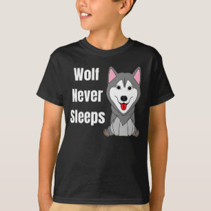 Vargen lyfter aldrig t shirt
