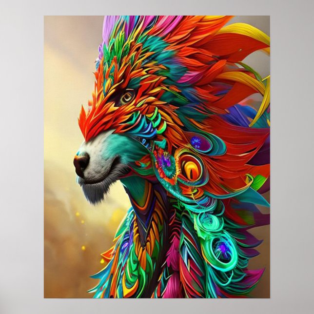 Vargen Masquerad Boll Poster (Framsidan)
