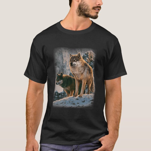 Vargen Mountain T Shirt (Framsida)