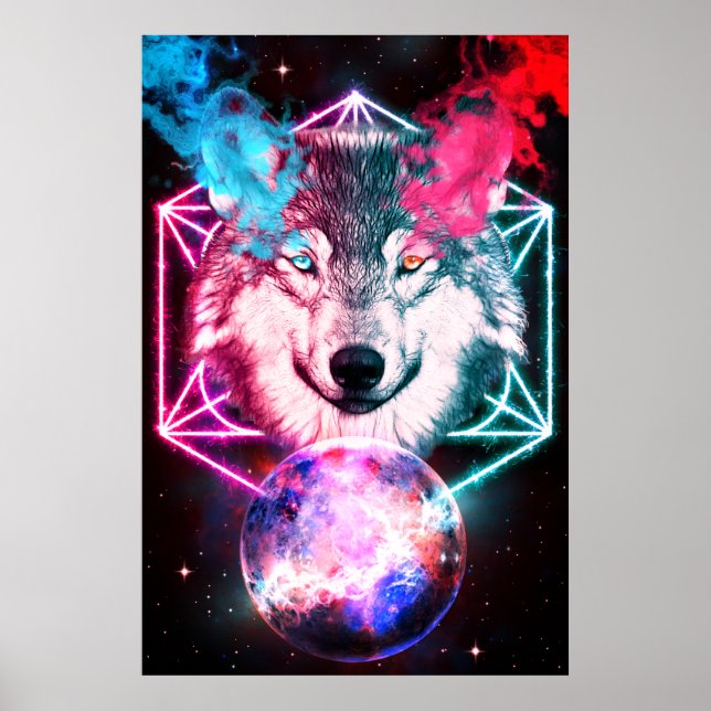 Vargen Mystical Space Poster (Framsidan)