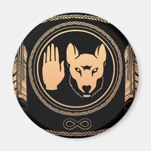 Vargen Native Art i First Nations Magnets Metis Magnet