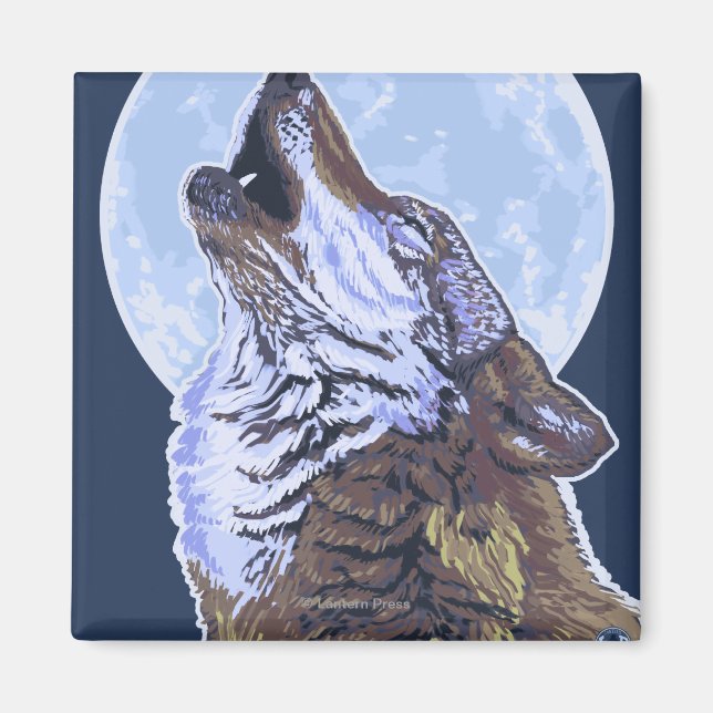 Vargen New YorkHowling Magnet (Framsidan)