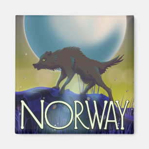 Vargen norge Poster Magnet