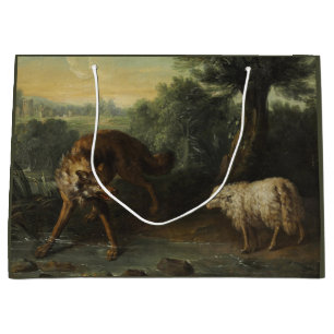 Vargen och Lamb (av Jean-Baptiste Oudry)