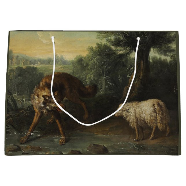 Vargen och Lamb (av Jean-Baptiste Oudry) (Framsidan)