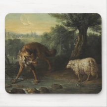 Vargen och Lamb (av Jean-Baptiste Oudry)