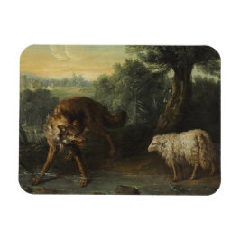 Vargen och lampan magnet