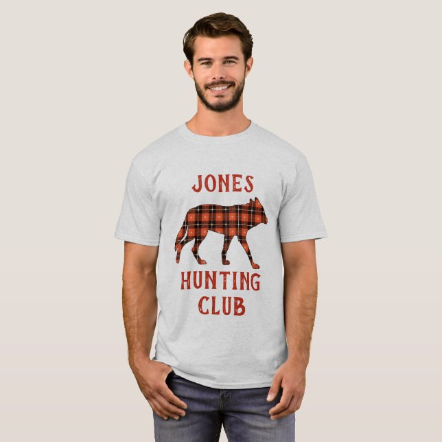 Vargen Red and Black plaid T-shirt (Hel framsida)