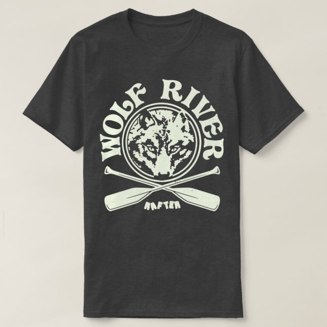 Vargen Röjning av Retro Vintage T Shirt (Design framsida)