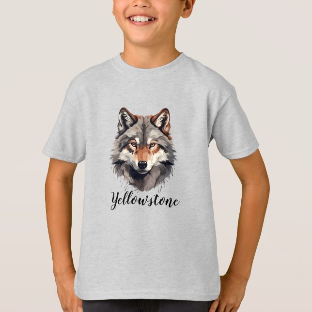 Vargen Shirt Yellowstone T (Framsida)
