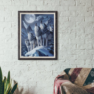 Vargen Trio vid midnattstoppmötet Poster