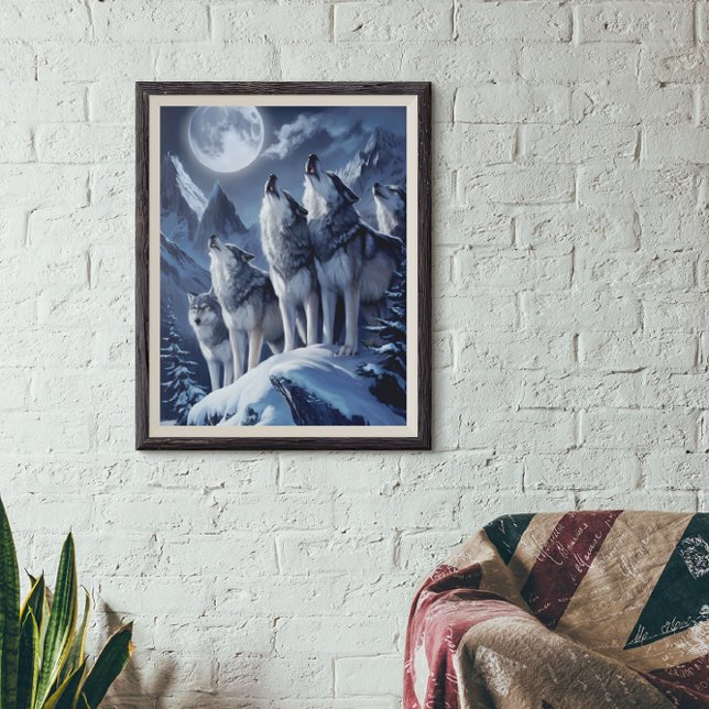 Vargen Trio vid midnattstoppmötet Poster (Skapare uppladdad)