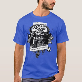 Vargen Vikings för Odinx27s T Shirt
