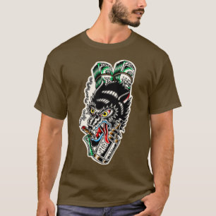 Vargen Wall street penningtatuering T Shirt