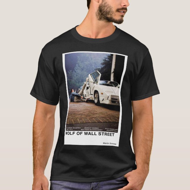 Vargen Wall street Poster T Shirt (Framsida)